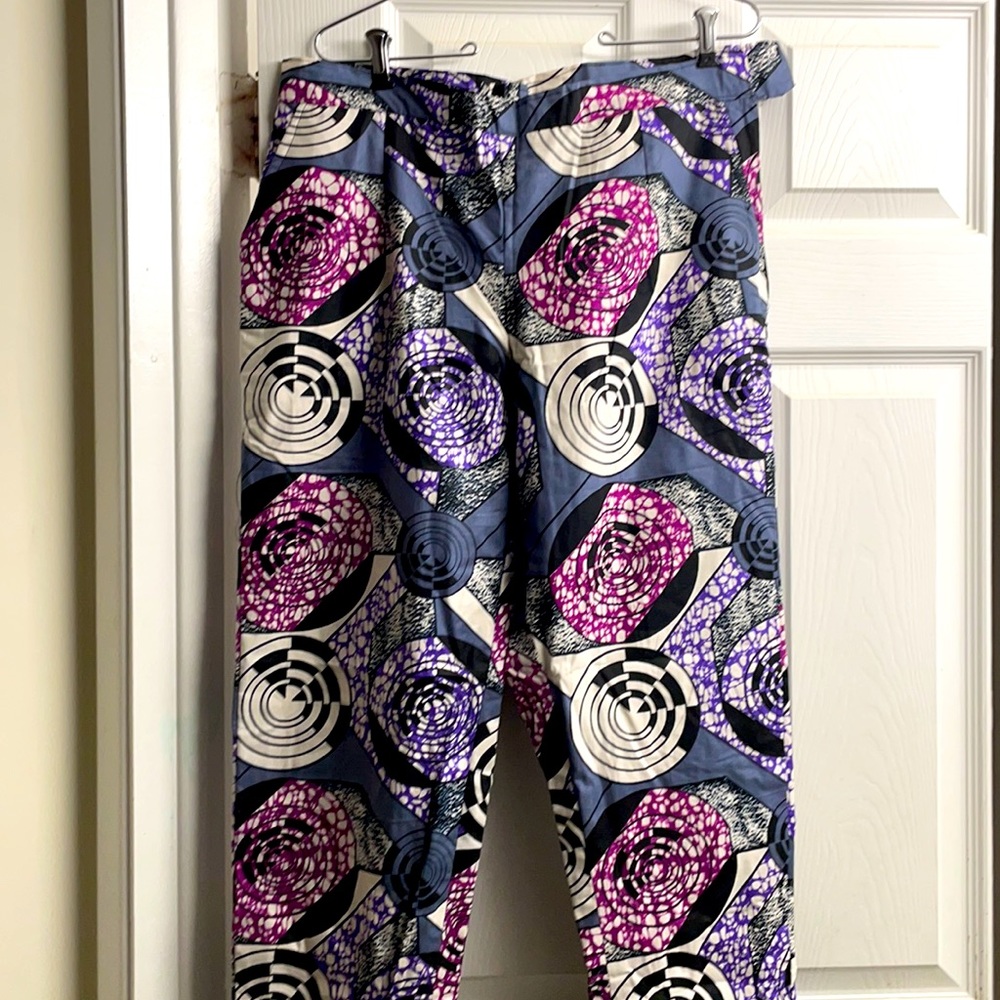 African print pants